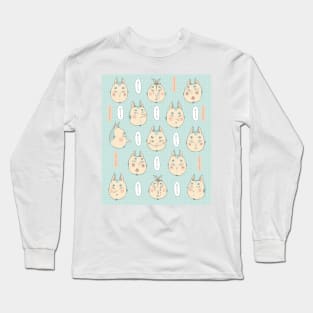 #007 - Alien pattern Long Sleeve T-Shirt